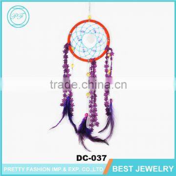 Yiwu Wholesale Dream catcher Lace Flowers With Feather Indian Dreamcatchers