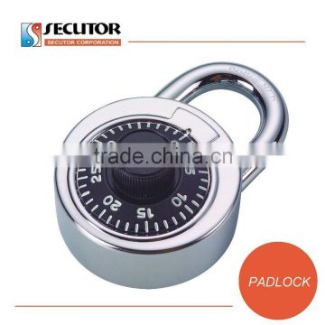 Round Swivel Plate Style Combination Password Padlock