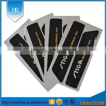 Hairong Customized UV Printing Brand Logo Synthetic Paper Label Covering Film