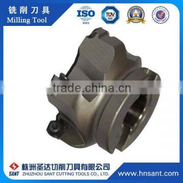 8 Flutes Screw On Clamping Indexable Milling Cutter Metal Lathe Cutting Tools