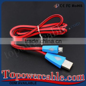 Hot Selling Flat Micro USB Charging Data Cable Bulk Buy From China