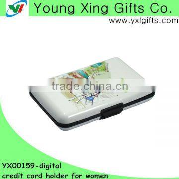 Digital printing lady girl credit card holder