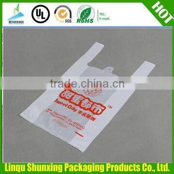 vest handles Degradable T-shirt bags
