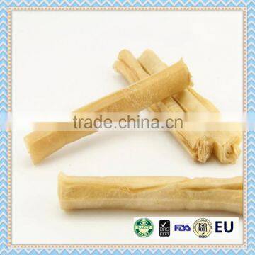 expanded natural rawhide roll pet dental stick dog chew