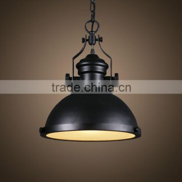 Black color hanging pendant lamp vintage chandelier with CE, UL, RoHs certificate