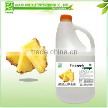 Taiwan Pineapple Pulp Juice Bubble Tea Concentrate Flavored Syrup