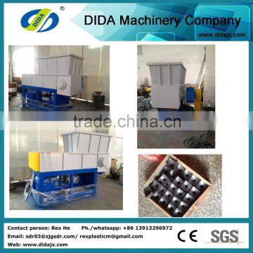 HDPE pipes single shaft shredder/industrial plastic shredder