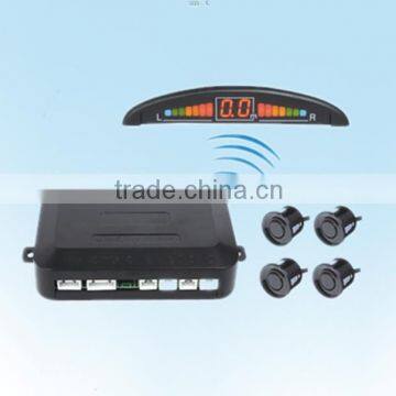 12 v 4 color display car parking system wireless led reversing sensor