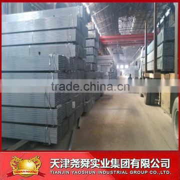 pre-galvanized steel tubes hollow section square and rectangle low price per ton