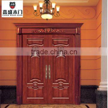 China mahogany wood entry door