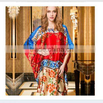 hot selling custom design silk satin fashion sleepwear