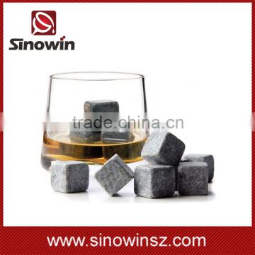 set of 6 whisky ice cube soapstone in gift box