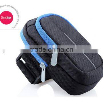 Fitness Cycling Sports Running Wrist Pouch Mobile Cell Phone Arm Band Bag