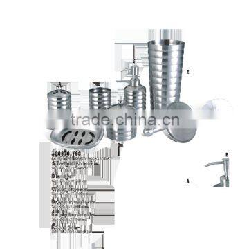 Bathroom Accessories Set Including Soap Dispenser, Toothbrush Holder, Tumbler, & Soap Dish,toilet Brush Holder,cotton Swab Holde