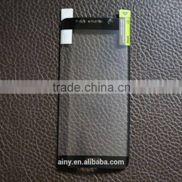 High quality 4H hardness anti-scratch black color PET screen guard protector for s6 edge mobile phone