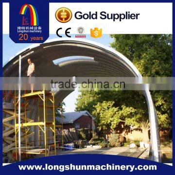 Screw Joint metal roofing sheet Arch panels Curving Machine