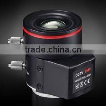 6~22mm,Aperture F1.4,CS/DC Mount,1/2.7" Format,Angle 55-13 degree DC Drive 2.0 Mega Pixels Auto Iris Lens(SL-0622AMP)