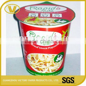 Offset Printing SGS certificate 390ml disposable instant noodle bowl and food container cup