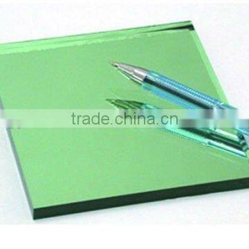 8mm Dark Green Reflective Glass/building glass/tinted reflective glass