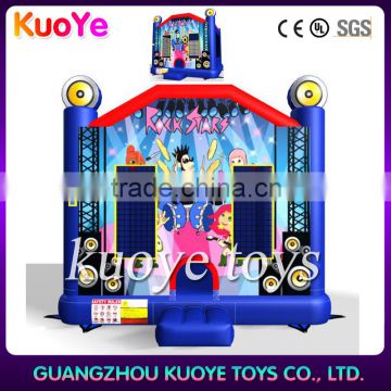 hot sale inflatable rock stars bouncer,inflatable bouncy castle for children