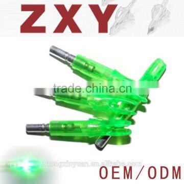 hot sale hunting arrow nocks lighted led arrow nock tail with led light OD6.2mm