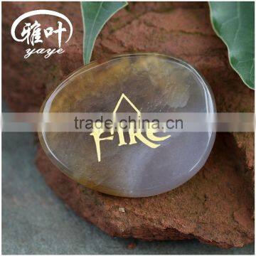 Natural Grey Agate Stones Engraved Gems Stones Wholesale
