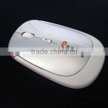 2.4Ghz Gift Wireless Slim Mouse With Transparent Crystal Plastic Box Packing photo-6