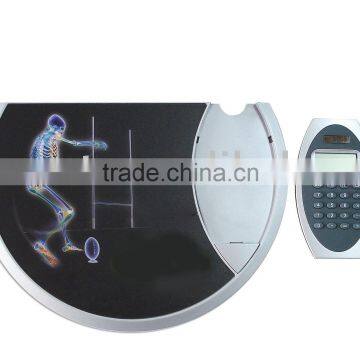 mouse pad with calculator