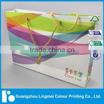 Promotion Color Custom Paper Gift Bag Factory Printing With Logo photo-4