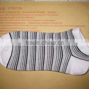 girls' ankle socks colorful stripe socks fresh ladies socks