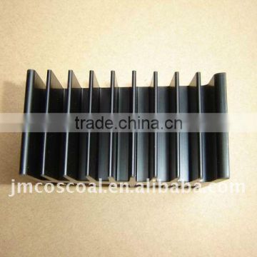 6060 Aluminum alloy heat sink with Black Anodizing