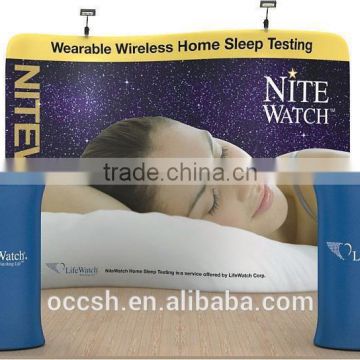 advertising display pop up fabric graphic