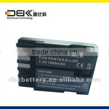 For DSLR K7 Camera battery D-LI90 For PENTAX