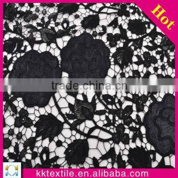 New design PU knitted leather crocheted fabric for clothing