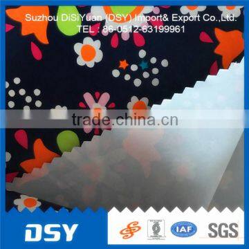 Wujiang Lesen Textile 180t polyester taffeta fabric with pu coating for gament from Suzhou.,co.Ltd