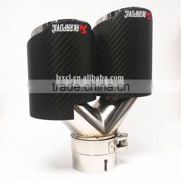 Exhaust System Stainless Steel Carbon Fiber Exhaust Tips photo-5