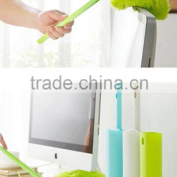 Telescopic folding dust removing dust Microfiber scalable rotating duster household electrostatic dusting duster