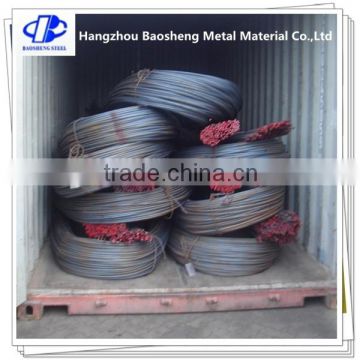 Supply hot rolled steel rebar in coil,deformed steel rebar in coil