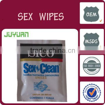 The High Quality Adult Delay Man Wet Tissue For External Use With Safety Formula