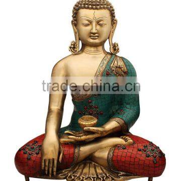 Buddha Sitting with Bowl 20"