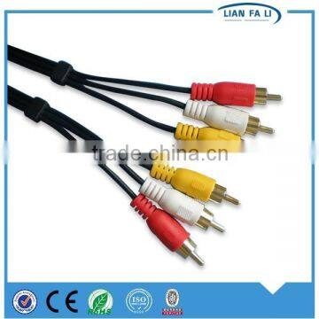 Factory wholesale high quality 2rca male to 2rca male cable bnc audio jack cable