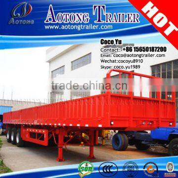 Heavy duty Semi-Trailer Type and ISO CCC SGS BV Certification 50tons cargo truck trailer