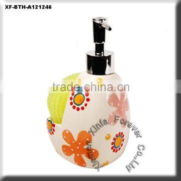 decal decorative ceramic hand wash bottle