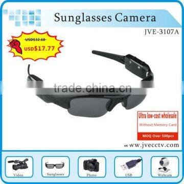 Mini camera sunglasses,Web camera, USB sunglasses camera, Fashionable ,on Promotion JVE-3107A