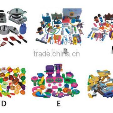 Fashion lovely kids plastic toy fancy baby toy plastic toy set for kids