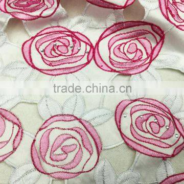 Royal Bule Formal Dress Patterns Lace African Styles Dress Making Silk Lace Fabric for Sale photo-2