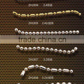 metal bar ball bead chain