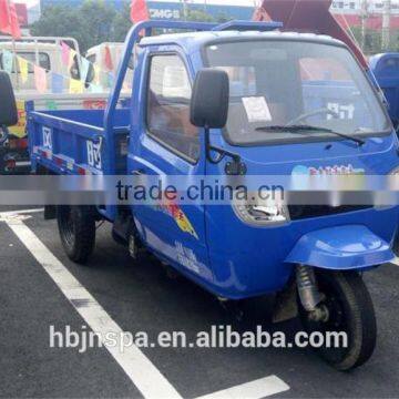 HOT-SALE ! full sealed cab tricycle 3 wheel tipper truck for sale