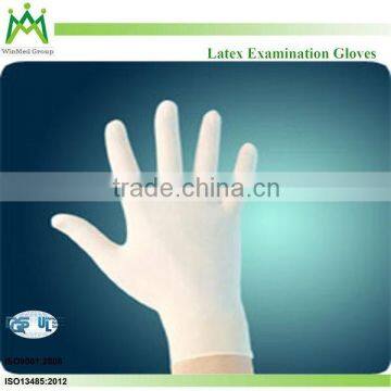 M 5.0gram Top quality good price disposable medical gloves latex