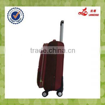 Red Color Functional Travel Bags Nylon Spinner Luggage photo-3